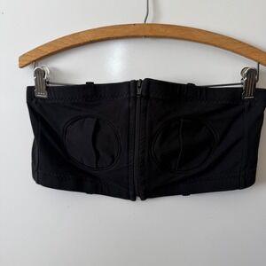 Simple Wishes XS-L Hands Free‎ Pumping Bra Black Zip Front Supportive